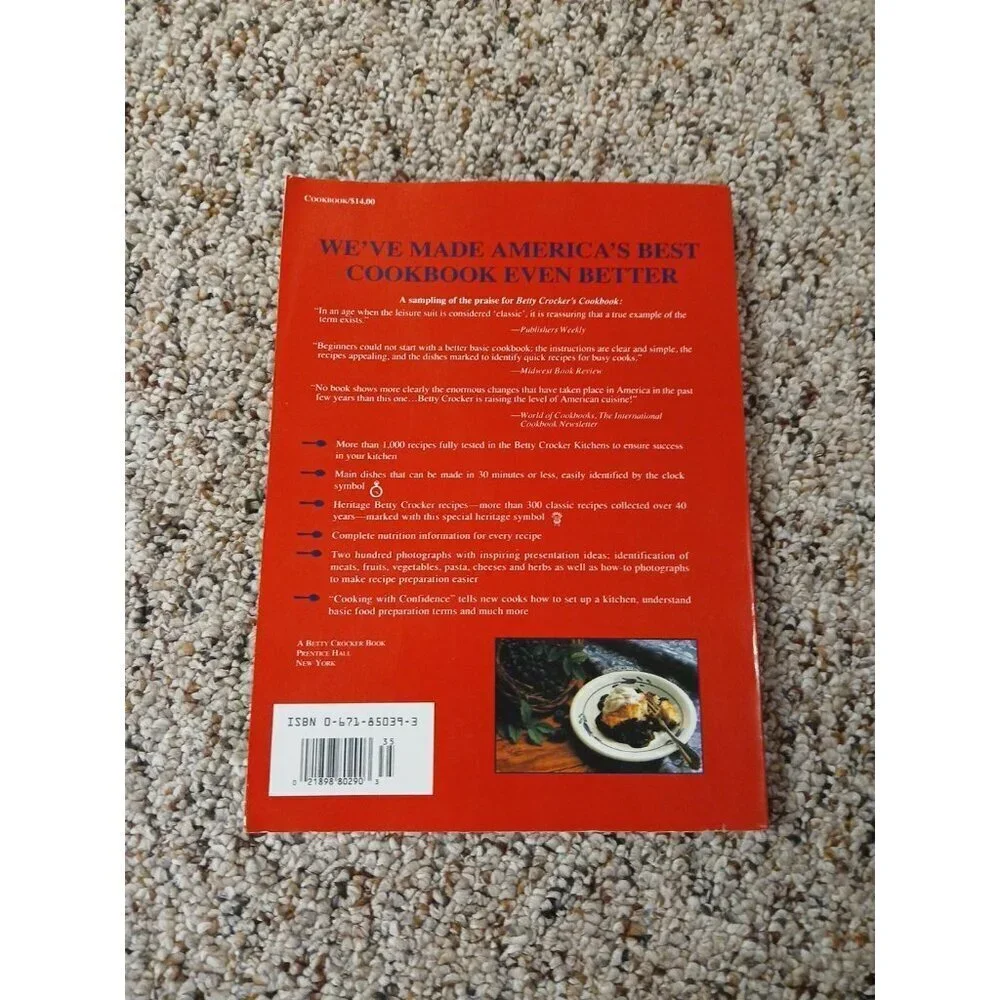 Betty Crocker's Cookbook (1991, Paperback) - Vintage